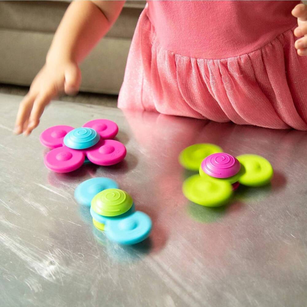 NEW FAT BRAIN TOYS whirly squigz in multi